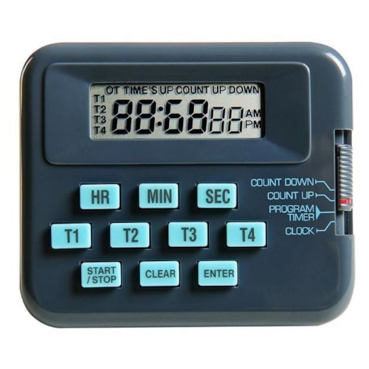 Timer With Value Timer Digital Com 4 Canais Independentes K30-004 Kasvi