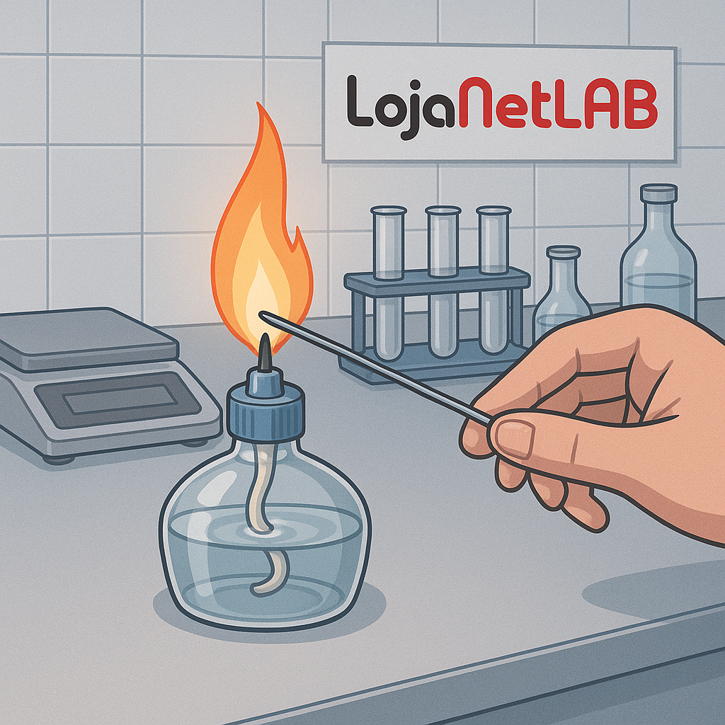 Lamparina de Vidro - Loja Netlab